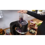 Кухонный комбайн 1000 ватт (+овощерезка) черный - миниатюра 6