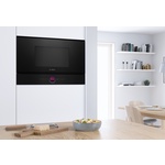 Serie|8 Встраиваемая микроволновая печь черная - миниатюра 5