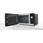 Serie|2 Настольная микроволновая печь 25 л черная со стальными стенками - миниатюра 3