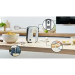 Миксер 850 ватт белый/темно-серебристый - миниатюра 2