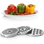 Мясорубка 2200 ватт (+овощерезка 4 вида, соковыжималка для томатов, насадки для колбас) - миниатюра 24