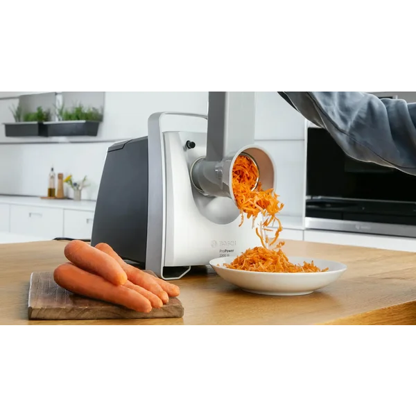 Мясорубка 2200 ватт (+овощерезка 4 вида, соковыжималка для томатов, насадки для колбас) - изображение 9