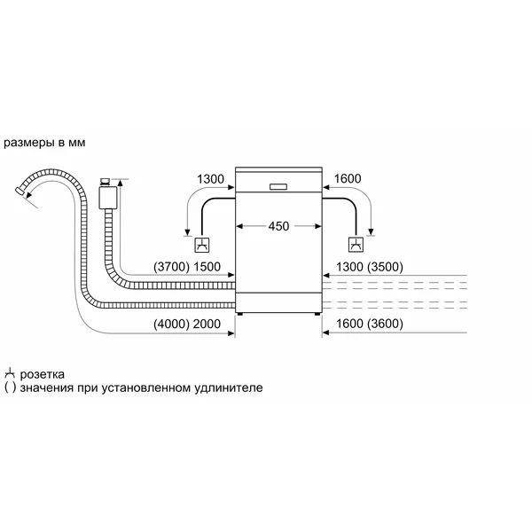 Serie|6 Встраиваемая посудомоечная машина узкая 45 см с проекцией времени - изображение 12