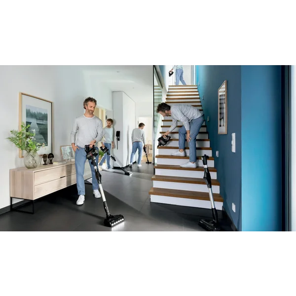 Unlimited 7 Аккумуляторный пылесос черный 3,0v с гнущейся ручкой с двумя аккумуляторами - изображение 6