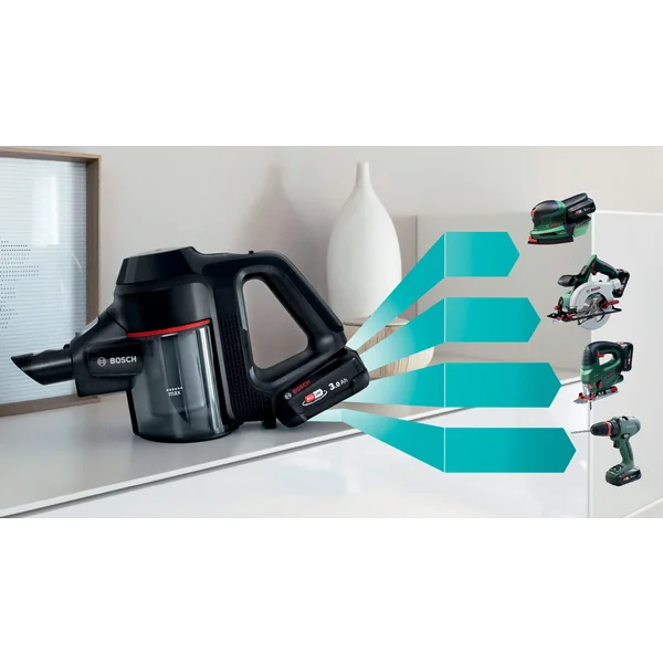 Unlimited 7 Аккумуляторный пылесос черный 3,0v с гнущейся ручкой с двумя аккумуляторами - изображение 7