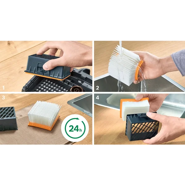 Serie|2 Пылесос с мешком компрессорный двигатель 600 ватт черный - изображение 5