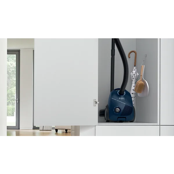 Serie|2 Пылесос с мешком компрессорный двигатель 850 ватт синий