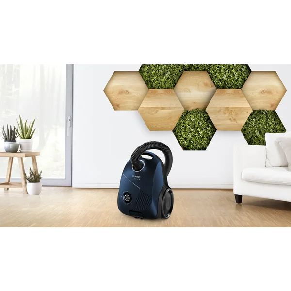 Serie|2 Пылесос с мешком компрессорный двигатель 850 ватт синий - изображение 5