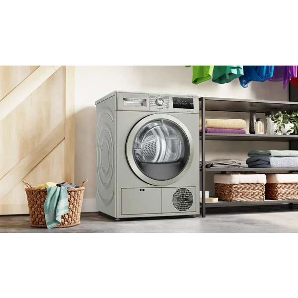 Serie|4 Сушильная машина конденсационная 8 кг серебристая - изображение 4