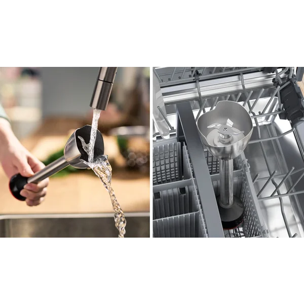 Погружной блендер 1000 ватт (+измельчитель, венчик, стакан) черный - изображение 7