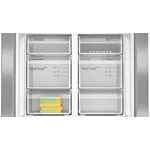 Serie|4 Отдельностоящий холодильник с нижними морозильными камерами 4-дверный 183*90,5*73 см стальной - миниатюра 6