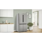 Serie|4 Отдельностоящий холодильник с нижними морозильными камерами 4-дверный 183*90,5*73 см стальной - миниатюра 8