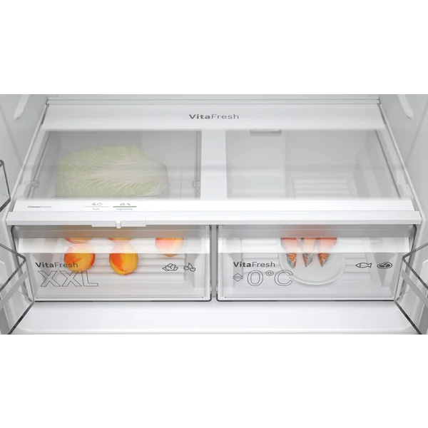 Serie|4 Отдельностоящий холодильник с нижними морозильными камерами 4-дверный 183*90,5*73 см стальной - изображение 5