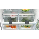 Serie|6 Отдельностоящий холодильник с нижней морозильной камерой с диспенсером 186*86*80 см стальной - миниатюра 4