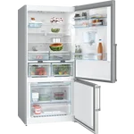 Serie|6 Отдельностоящий холодильник с нижней морозильной камерой с диспенсером 186*86*80 см стальной - миниатюра 2