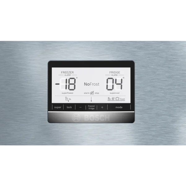 Serie|6 Отдельностоящий холодильник с нижней морозильной камерой с диспенсером 186*86*80 см стальной - изображение 6