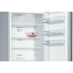 Serie|4 Отдельностоящий холодильник с нижней морозильной камерой 203*60*66 см стальной - миниатюра 4