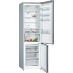 Serie|4 Отдельностоящий холодильник с нижней морозильной камерой 203*60*66 см стальной - миниатюра 2