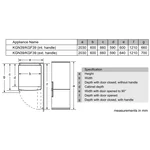 Serie|4 Отдельностоящий холодильник с нижней морозильной камерой 203*60*66 см стальной - миниатюра 7
