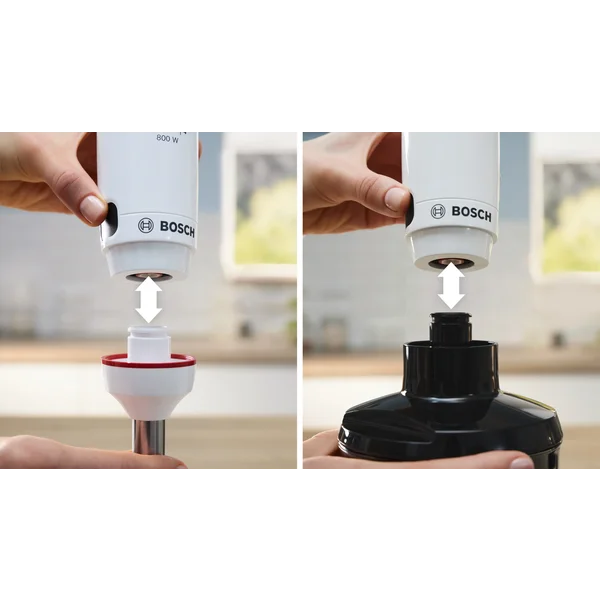 Погружной блендер 800 ватт (+измельчитель, венчик, стакан) белый - изображение 4