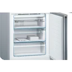 Serie|6 Отдельностоящий холодильник с нижней морозильной камерой 203*70*67 см черное стекло - миниатюра 6