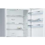 Serie|4 Отдельностоящий холодильник с нижней морозильной камерой 203*70*67 см серебристый - миниатюра 4