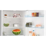 Serie|4 Отдельностоящий холодильник с нижней морозильной камерой 186*70*80 см серебристый - миниатюра 3