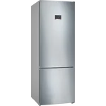 Serie|4 Отдельностоящий холодильник с нижней морозильной камерой 193*70*80 см стальной - миниатюра 1