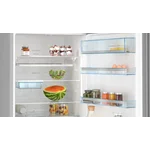 Serie|6 Отдельностоящий холодильник с нижней морозильной камерой 193*70*80 см черное стекло - миниатюра 3