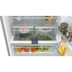 Serie|6 Отдельностоящий холодильник с нижней морозильной камерой 193*70*80 см черное стекло - миниатюра 4