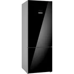 Serie|6 Отдельностоящий холодильник с нижней морозильной камерой 193*70*80 см черное стекло - миниатюра 1