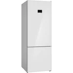 Serie|6 Отдельностоящий холодильник с нижней морозильной камерой 193*70*80 см белое стекло - миниатюра 1