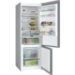 Serie|6 Отдельностоящий холодильник с нижней морозильной камерой 193*70*80 см белое стекло - миниатюра 2