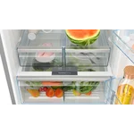 Serie|6 Отдельностоящий холодильник с нижней морозильной камерой 186*76*80 см стальной - миниатюра 5