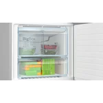 Serie|6 Отдельностоящий холодильник с нижней морозильной камерой 186*76*80 см стальной - миниатюра 6