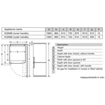 Serie|6 Отдельностоящий холодильник с нижней морозильной камерой 186*86*80 см белый - миниатюра 8