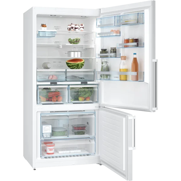 Serie|6 Отдельностоящий холодильник с нижней морозильной камерой 186*86*80 см белый