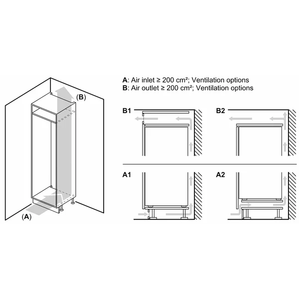 Serie|6 Встраиваемый холодильник с нижней морозильной камерой 177.2*55.8*54.5 см - изображение 11