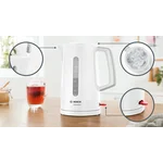 Чайник электрический белый - миниатюра 2