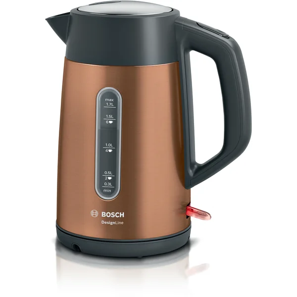 Чайник электрический медного цвета