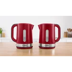 Чайник электрический красный пластик - миниатюра 4