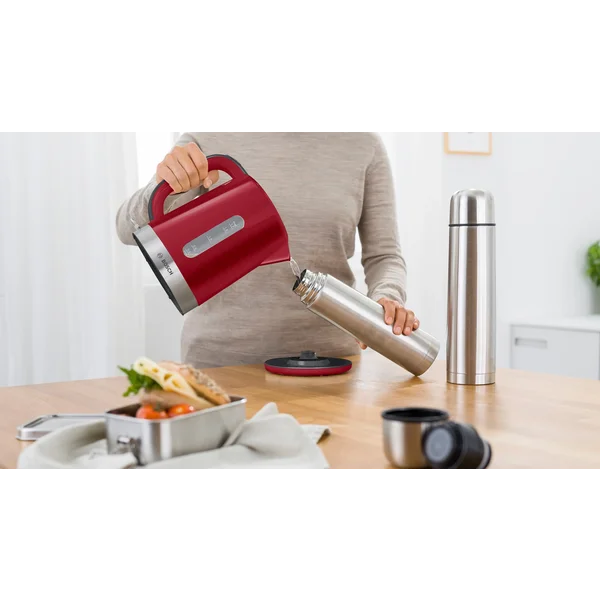 Чайник электрический красный пластик - изображение 5