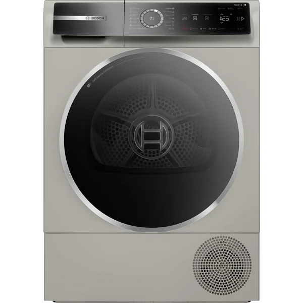 Serie|8 Сушильная машина с тепловым насосом 9 кг серебристая