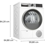 Serie|4 Сушильная машина с тепловым насосом 9 кг белая - миниатюра 6