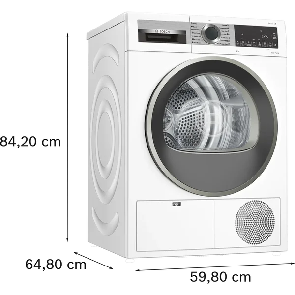 Serie|4 Сушильная машина с тепловым насосом 9 кг белая - изображение 6