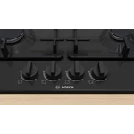 Serie|2 Газовая варочная панель 60 см черная эмаль c чугунными решетками - миниатюра 2