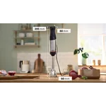 Погружной блендер 1000 ватт (+насадка для измельчения льда, измельчитель, венчик, стакан) - миниатюра 2