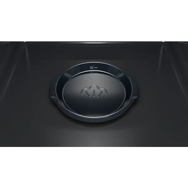 Serie|4 Духовой шкаф с функцией добавленного пара черный