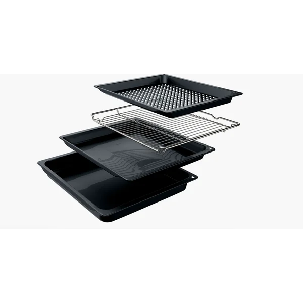 Serie|4 Духовой шкаф с функцией добавленного пара черный - изображение 6