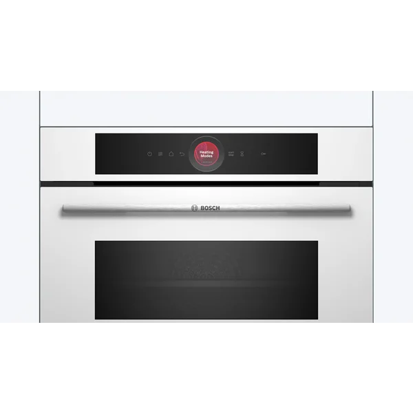 Serie|8 Компактный встроенный духовой шкаф с микроволнами 60 x 45 см белый